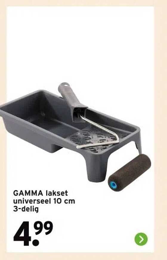 GAMMA lakset universeel 10 cm 3-delig
