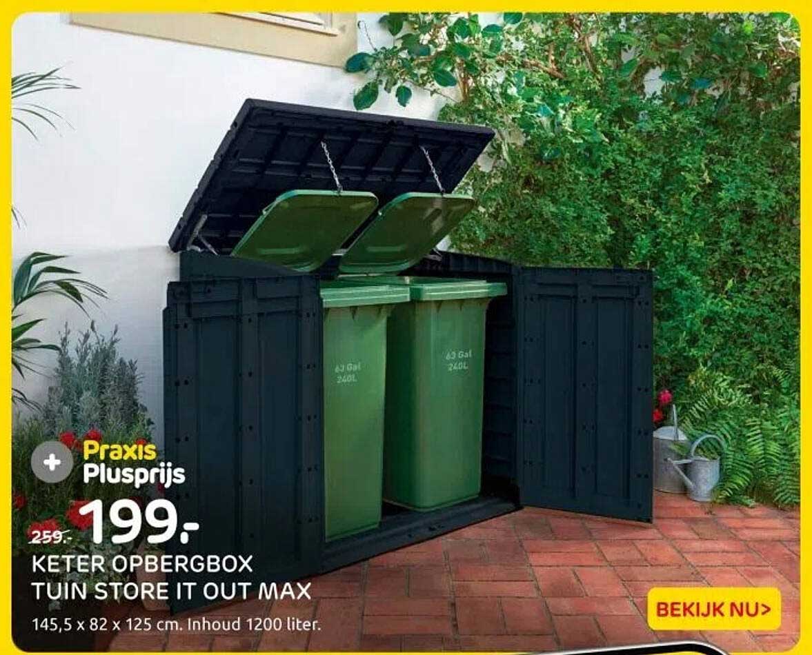 KETER OPBERGBOX TUIN STORE IT OUT MAX