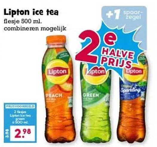 Lipton ice tea flesje 500 ml.