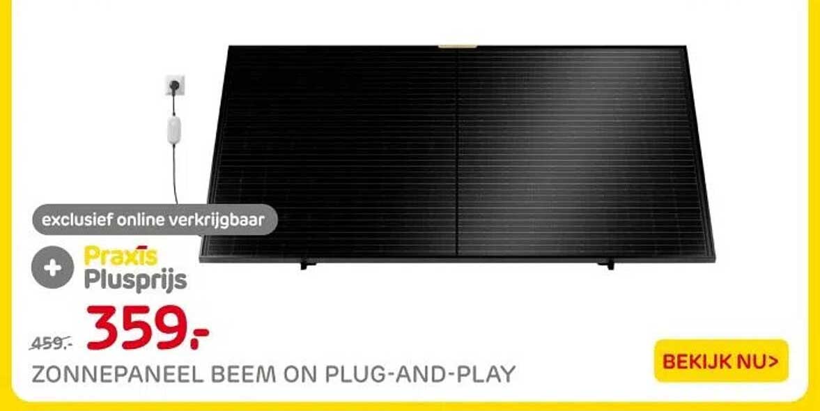 Zonnepaneel Beem On Plug-and-Play