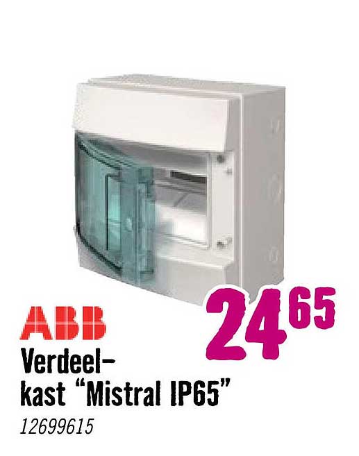 ABB Verdeel-kast “Mistral IP65”