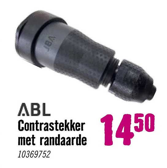 A.BL Contraststekker met randaarde