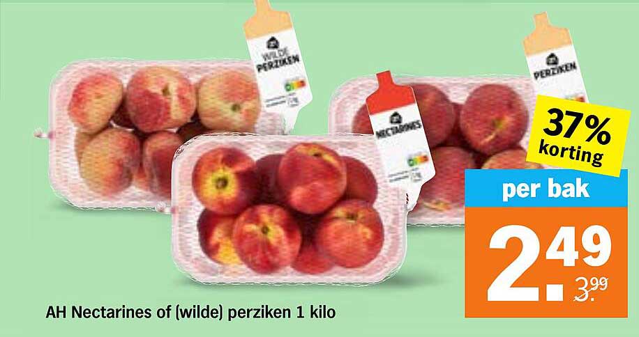 AH Nectarines of (wilde) perziken 1 kilo