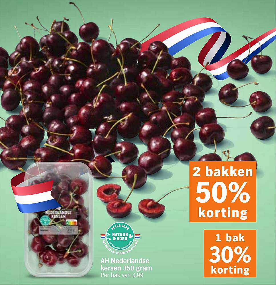AH Nederlandse kersen 350 gram