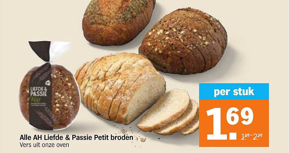 Alle AH Liefde & Passie Petit broden Vers uit onze oven