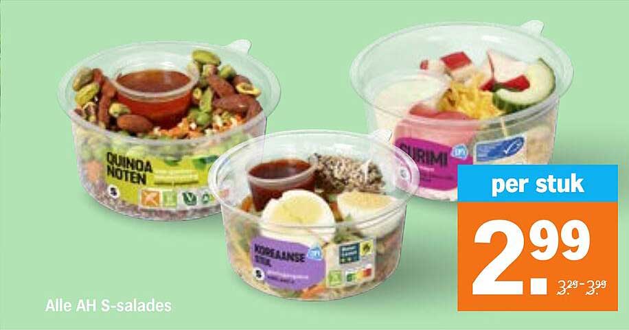 Alle AH S-salades