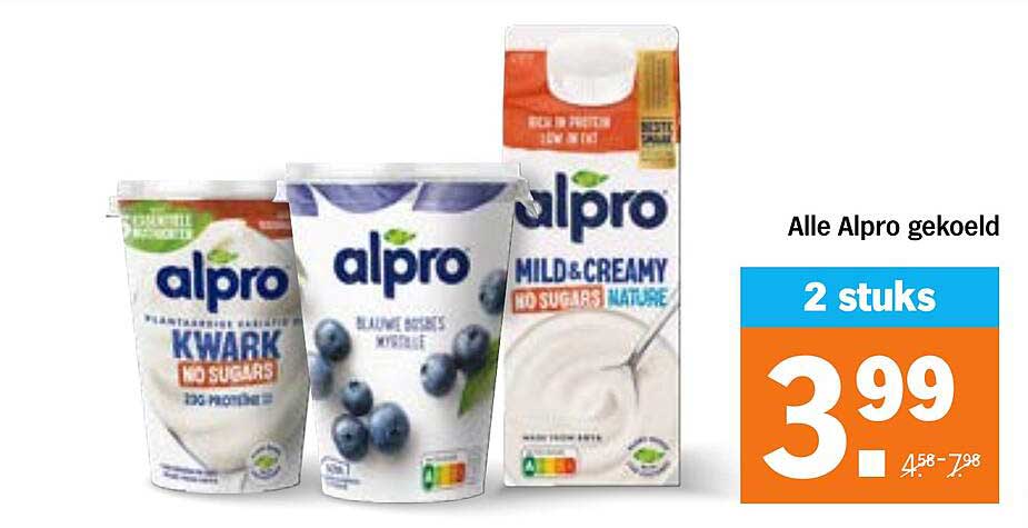 Alle Alpro gekoeld 2 stuks