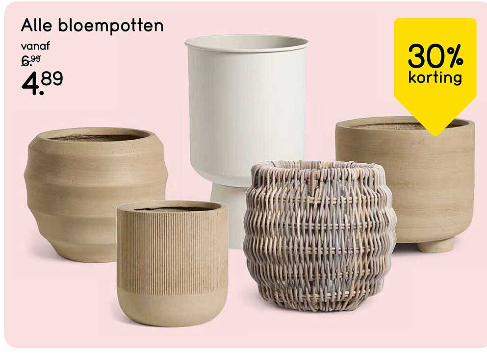 Alle bloempotten