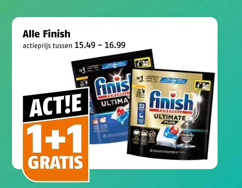 Alle Finish 1+1 GRATIS