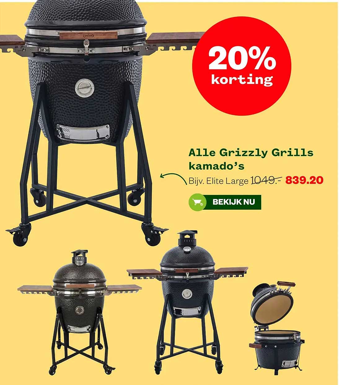 Alle Grizzly Grills kamado’s