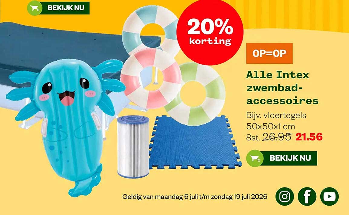 Alle Intex zwembad-accessoires
