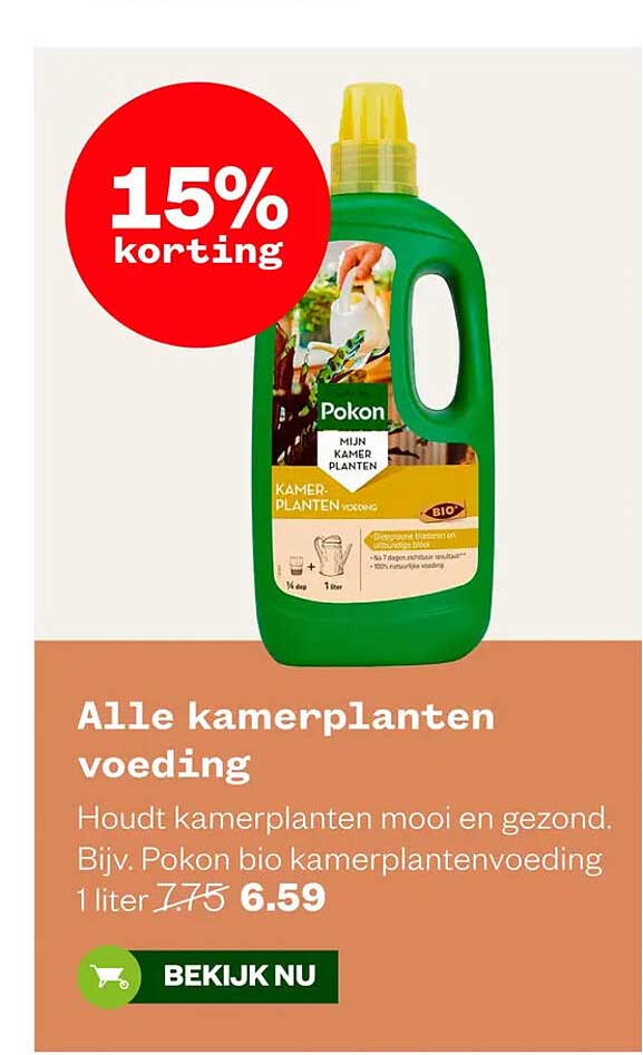 Alle kamerplanten voeding