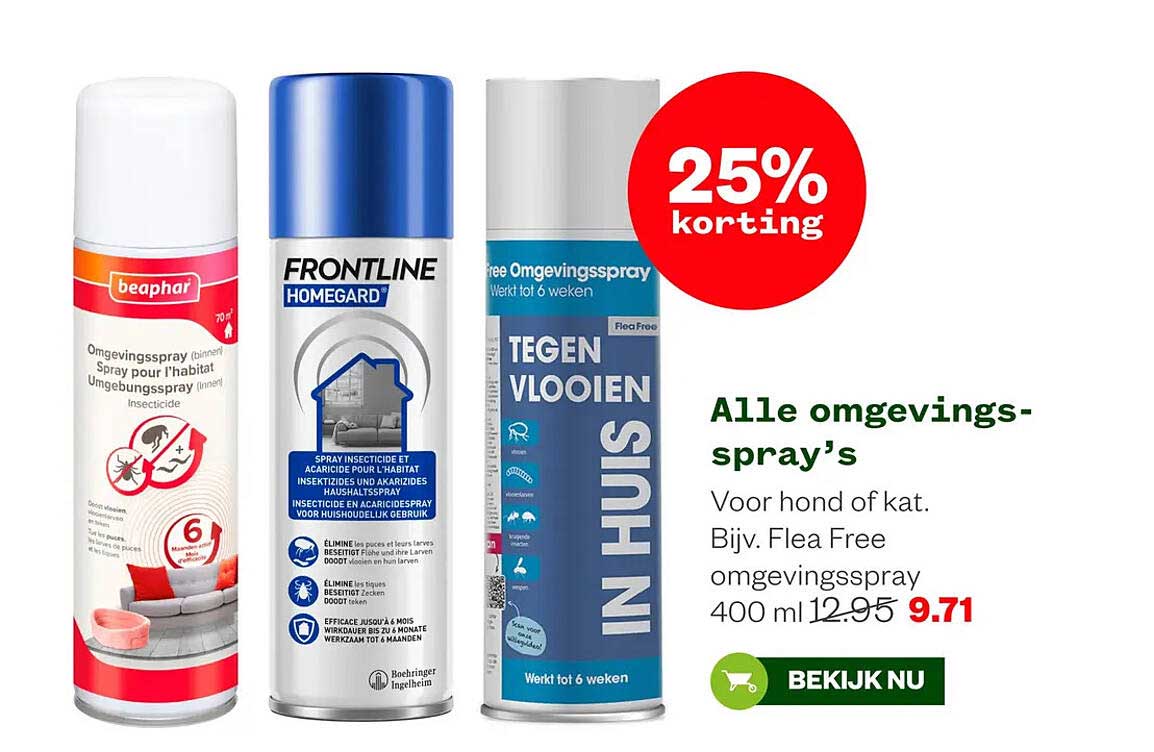 Alle omgevings-spray's