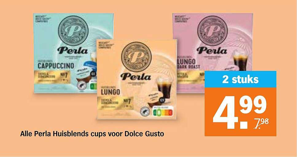 Alle Perla Huisblends cups voor Dolce Gusto