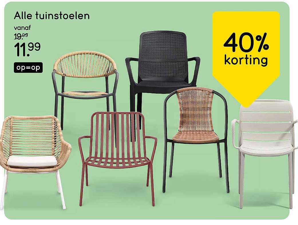 Alle tuinstoelen