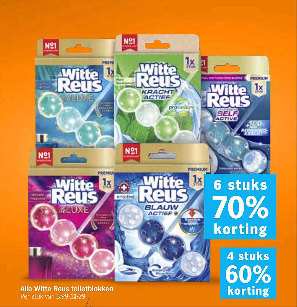Alle Witte Reus toiletblokken