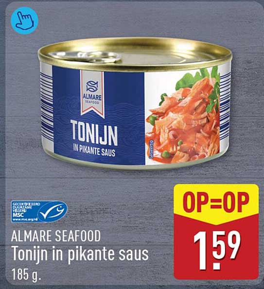ALMARE SEAFOOD Tonijn in pikante saus