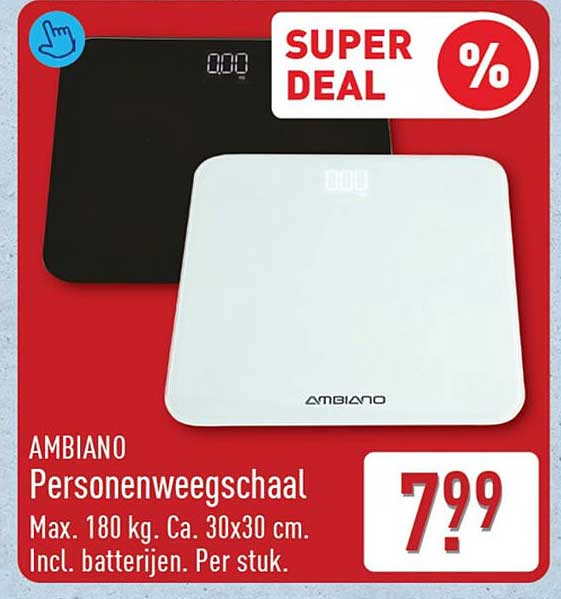 AMBIANO Personenweegschaal