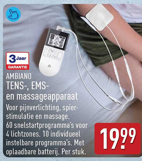 AMBIANO TENS-, EMS- en massageapparaat