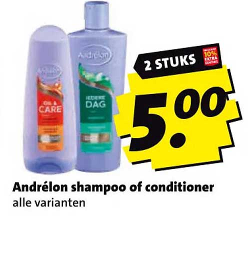 Andrélon shampoo of conditioner alle varianten 2 stuks