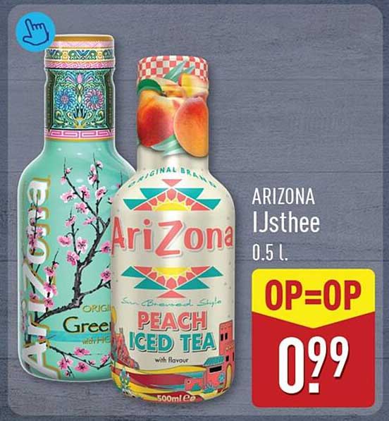ARIZONA IJsthee 0.5 l. OP=OP
