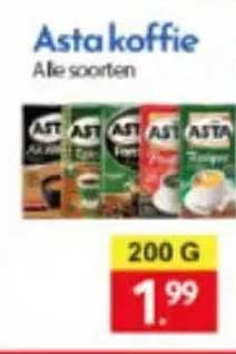 Asta koffie Alle soorten