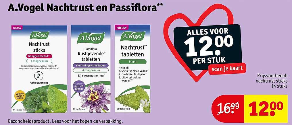 A.Vogel Nachtrust en Passiflora**