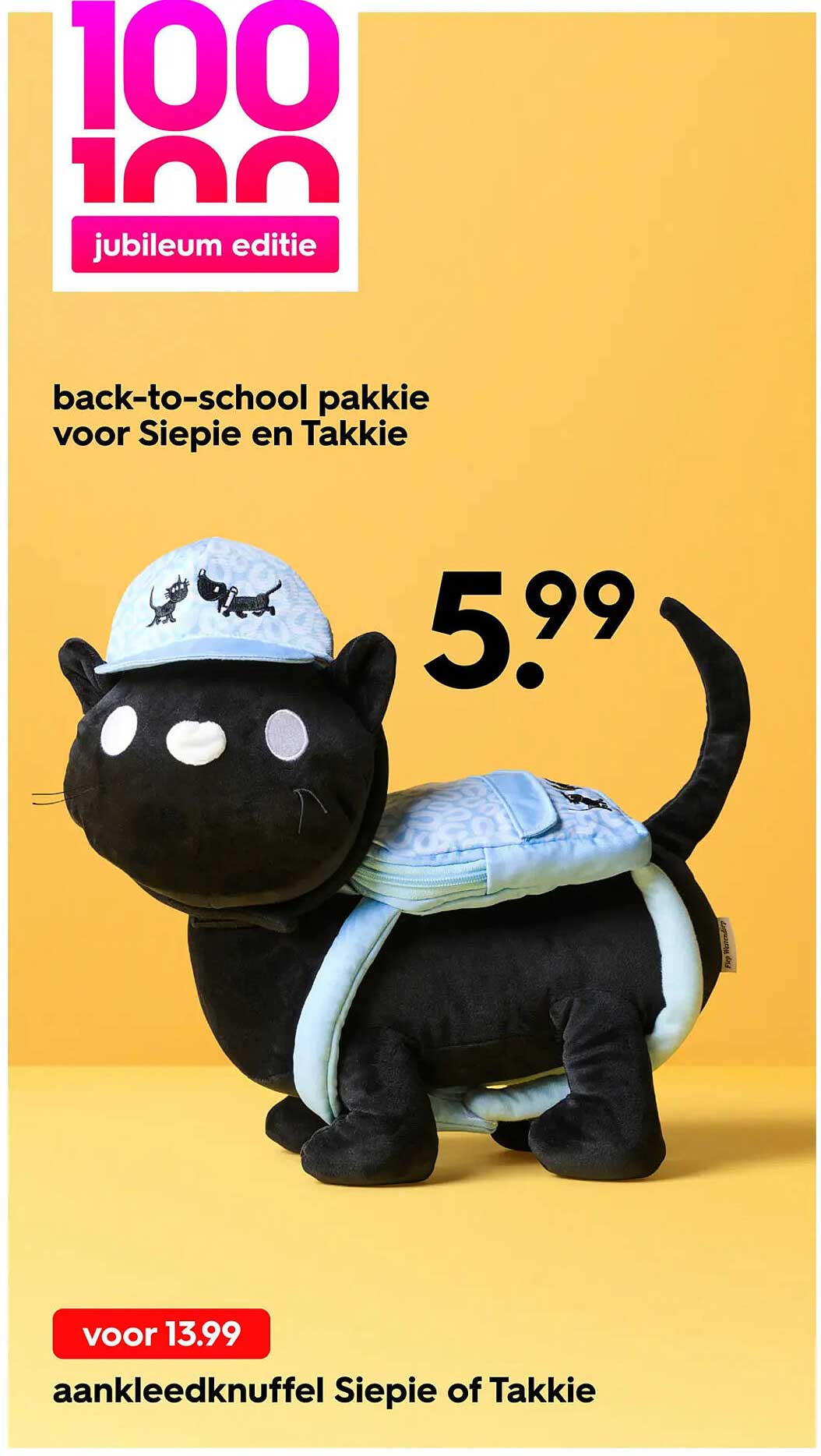 back-to-school pakkie voor Siepie en Takkie