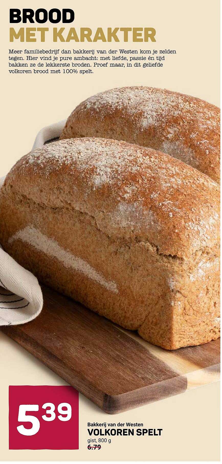 Bakkerij van der Westen VOLKOREN SPELT