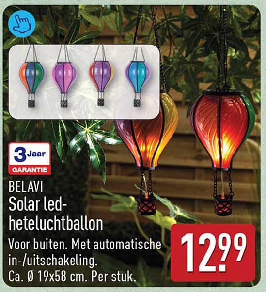 BELAVI Solar led-heteluchtballon