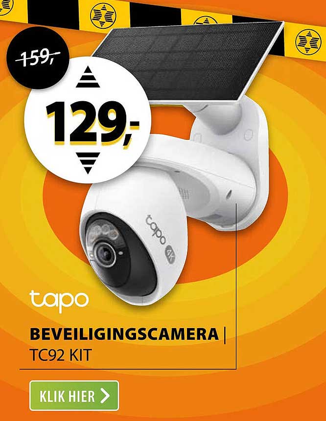 BEVEILIGINGSCAMERA | TC92 KIT