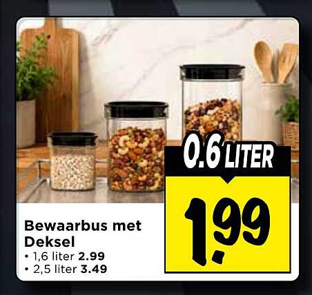 Bewaarbus met Deksel