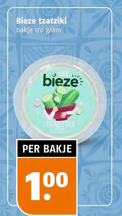 Bieze tzatziki bakje 170 gram