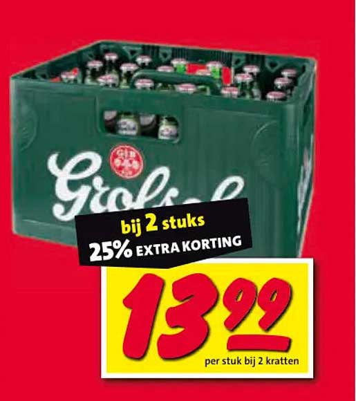 bij 2 stuks 25% EXTRA KORTING