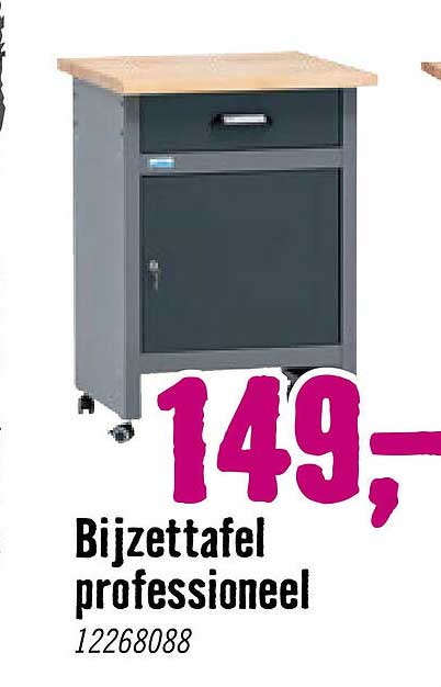 Bijzettafel professioneel