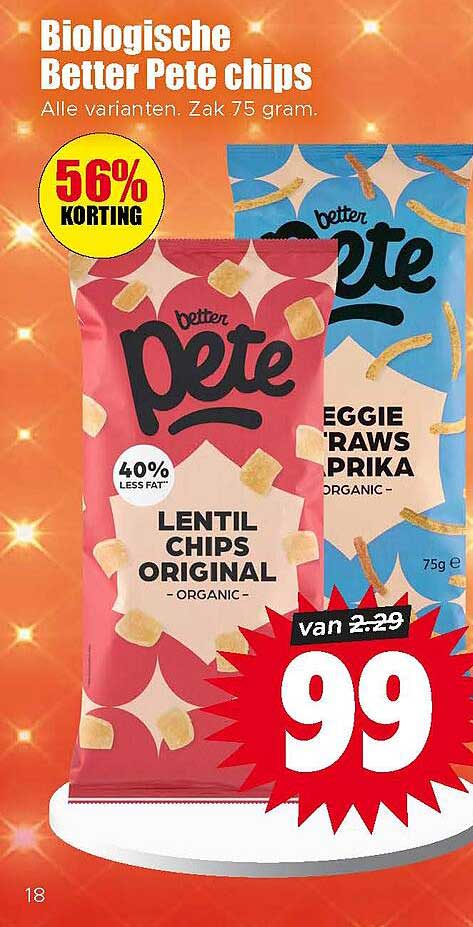 Biologische Better Pete chips