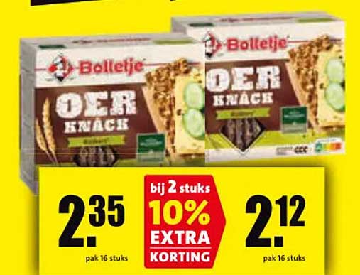 Bollettje OER KRACK bij 2 stuks 10% EXTRA KORTING