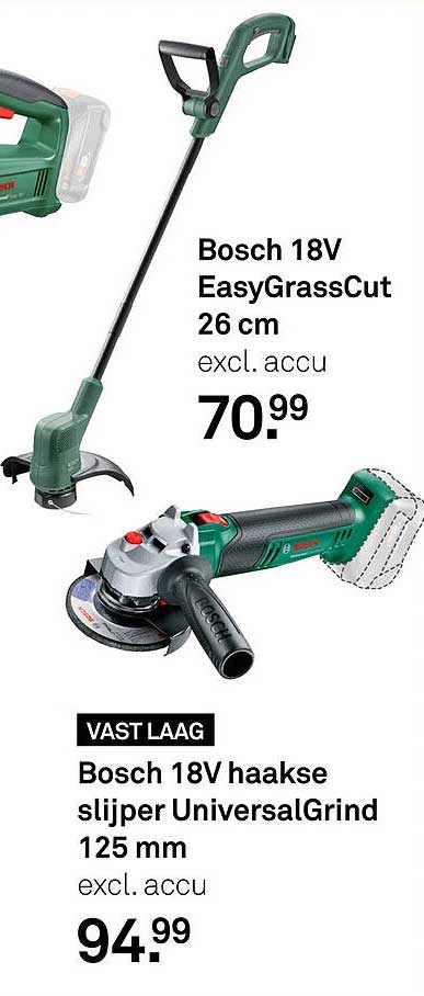 Bosch 18V EasyGrassCut 26 cm excl. accu