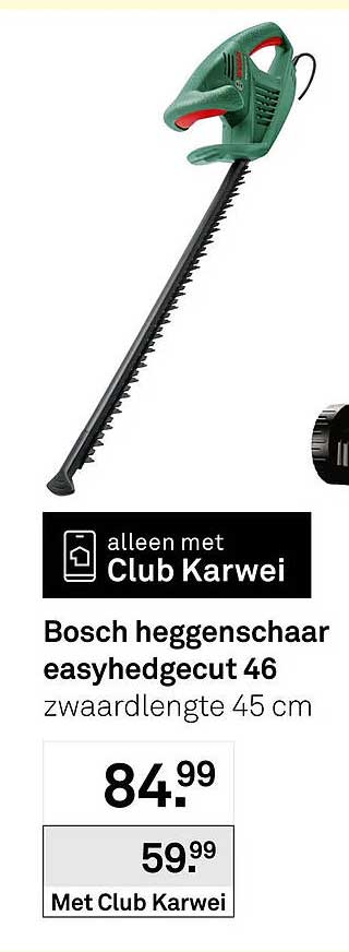Bosch heggenschaar easyhedgecut 46