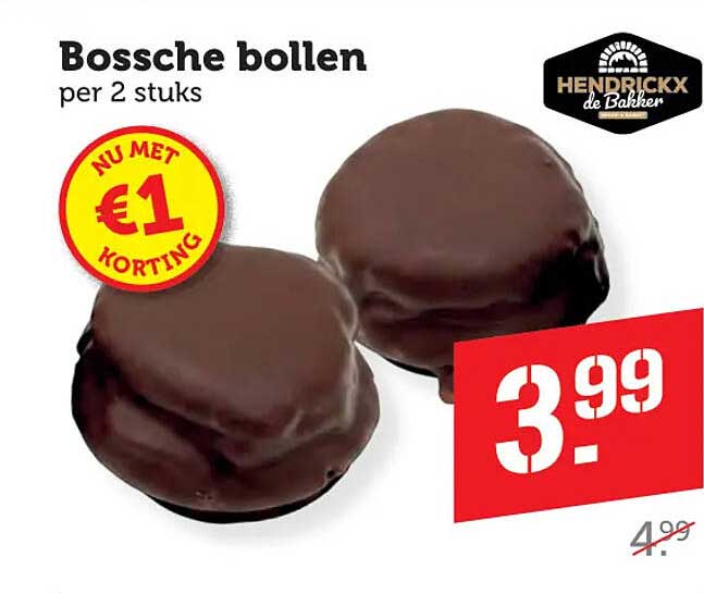 Bossche bollen per 2 stuks