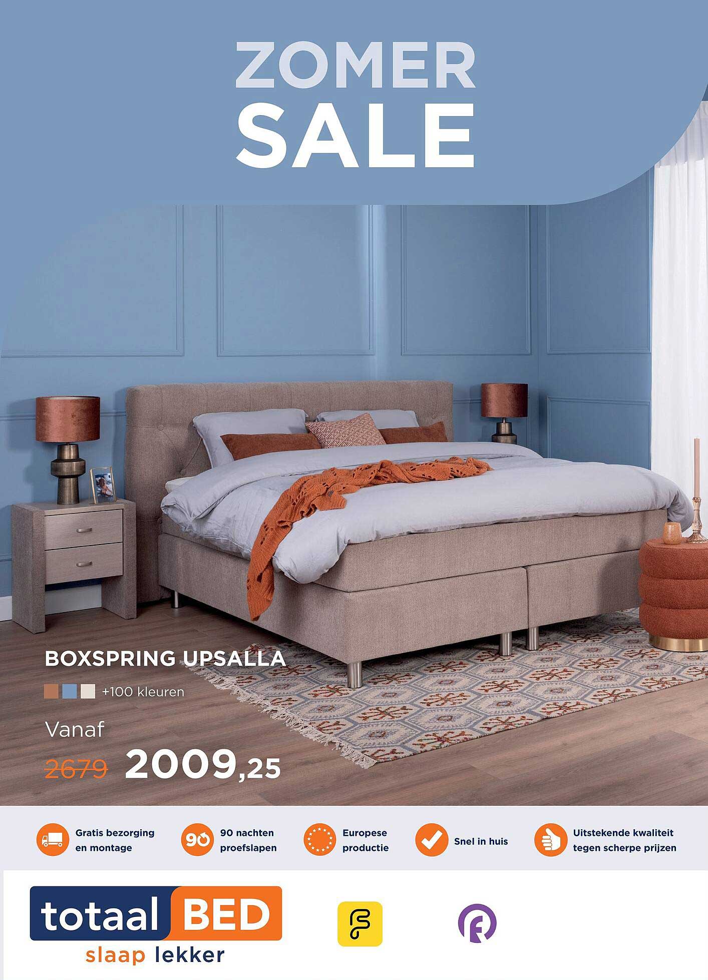 Boxspring Upsalla