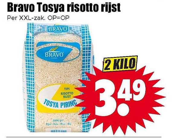 Bravo Tosya risotto rijst