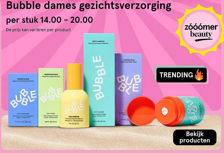 Bubble dames gezichtsverzorging