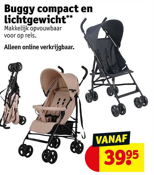 Buggy compact en lichtgewicht**