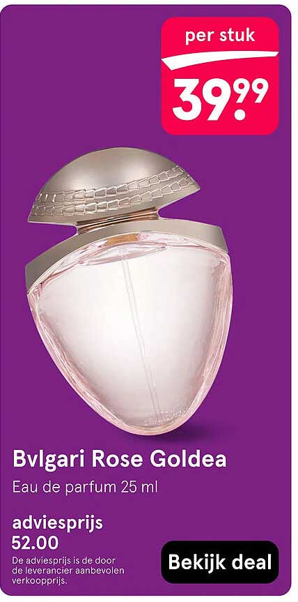 Bvlgari Rose Goldea Eau de parfum 25 ml