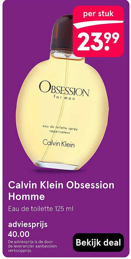 Calvin Klein Obsession Homme