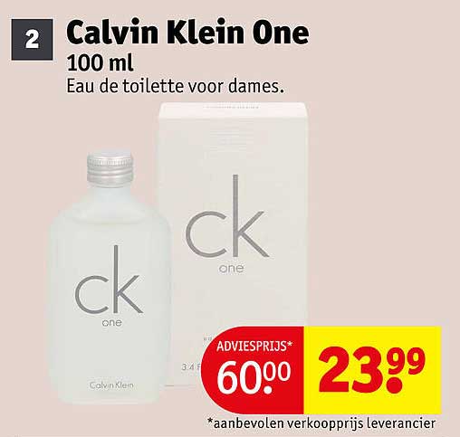 Calvin Klein One 100 ml Eau de toilette voor dames
