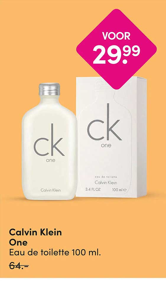 Calvin Klein One Eau de toilette 100 ml.