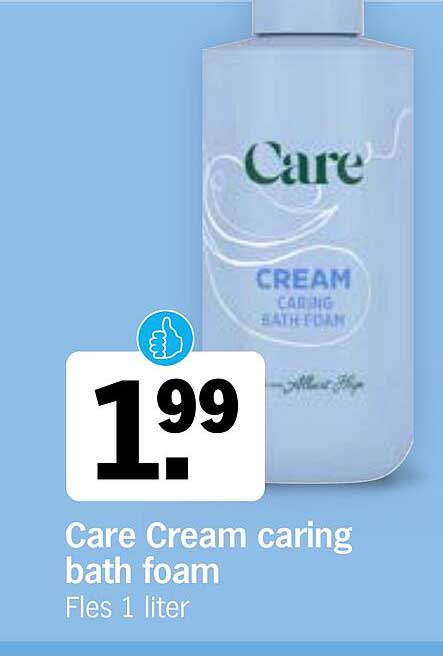 Care Cream caring bath foam
