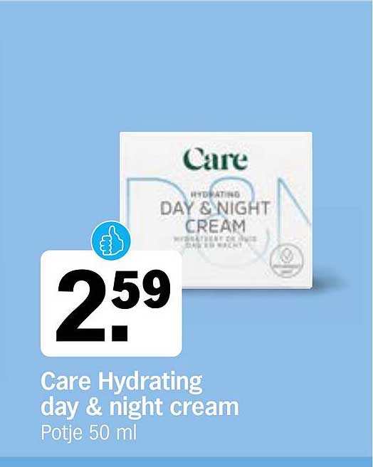 Care Hydrating day & night cream Potje 50 ml